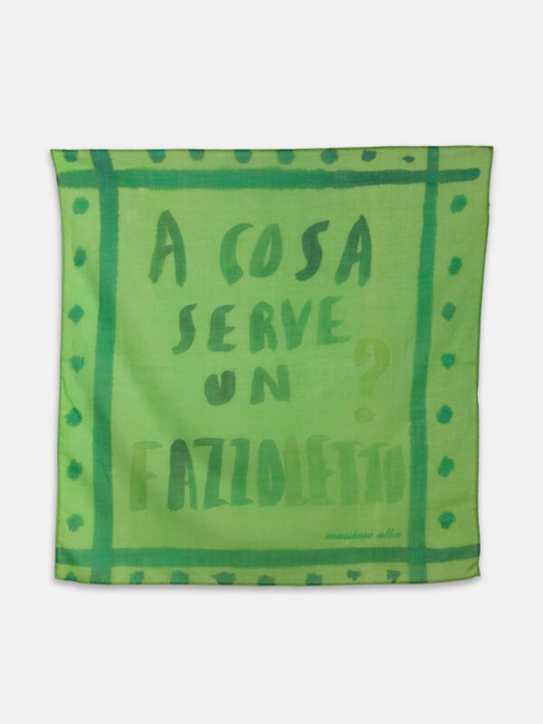 Massimo Alba HANKY1 Printed Cotton Handkerchief