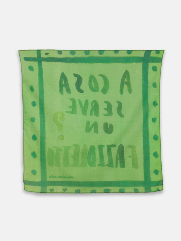 Massimo Alba HANKY1 Printed Cotton Handkerchief, view 2
