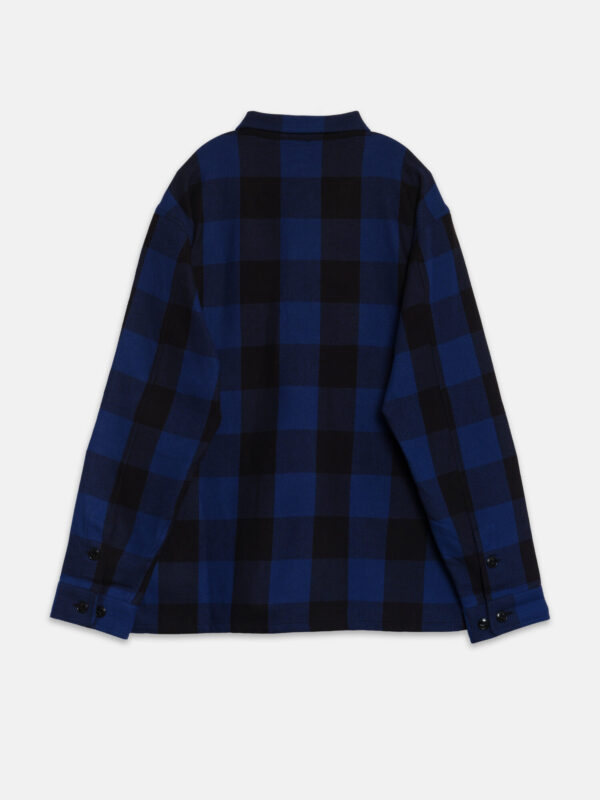 South2 West 8 Smokey Shirt - Cotton Buffalo Plaid Twill, view 2