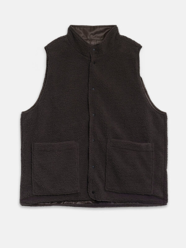 South2 West8 Reversible Vest - Charcoal