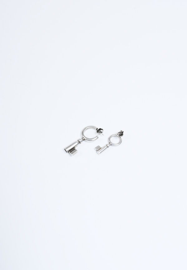 Ann Demeulemeester Foka Key Earrings, view 2