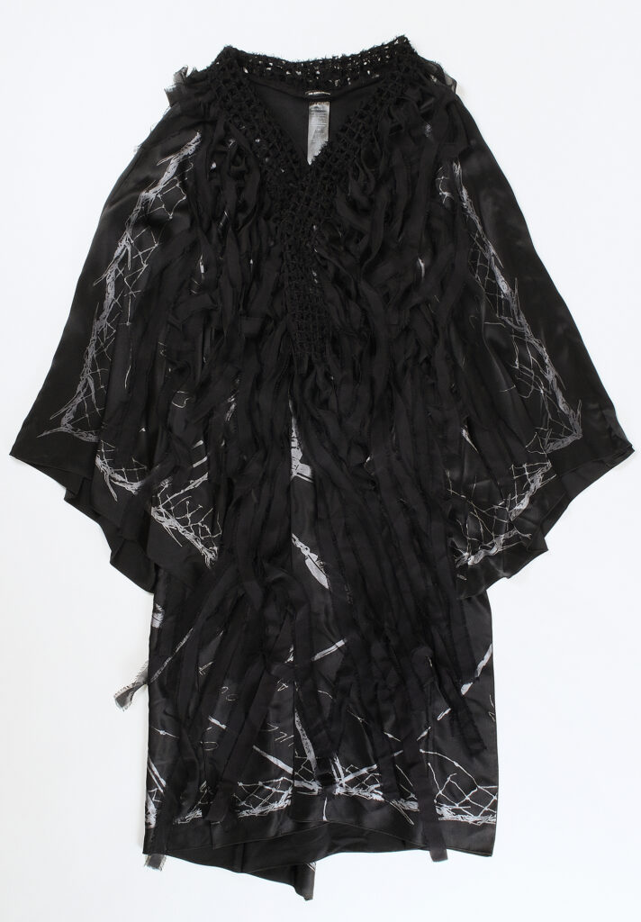 Ann Demeulemeester Fora Macrame Embroidery Robe