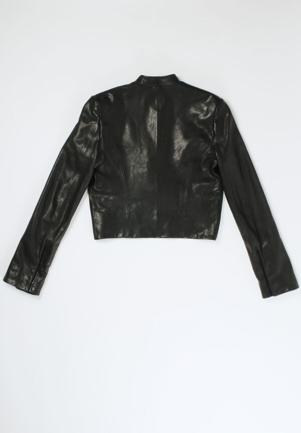 Ann Demeulemeester Sas Cropped Stand Collar Blouson, view 2
