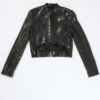 Ann Demeulemeester Sas Cropped Stand Collar Blouson