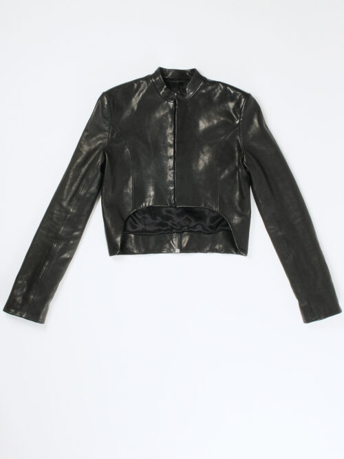 Ann Demeulemeester Sas Cropped Stand Collar Blouson