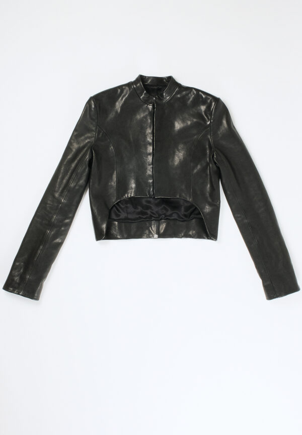 Ann Demeulemeester Sas Cropped Stand Collar Blouson