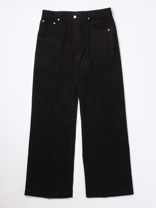 Rick Owens F/W 25 Geth Jean - Black Corduroy