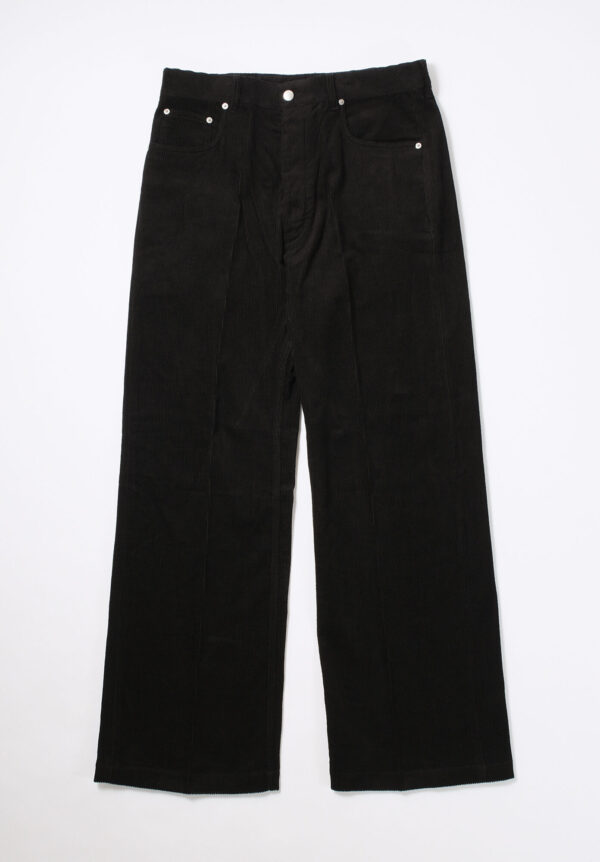 Rick Owens F/W 25 Geth Jean - Black Corduroy