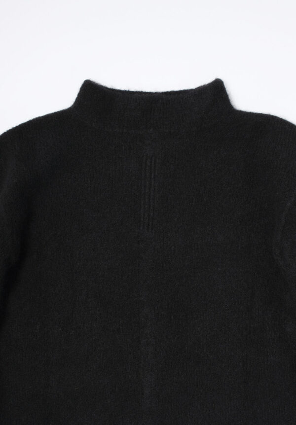 Rick Owens F/W 25 Headon Pull Sweater - Black, view 3
