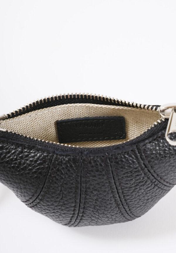 Lemaire Mini Croissant Keyring - Black, view 3
