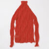 Issey Miyake Chiffon Twist Top - Red, view 3