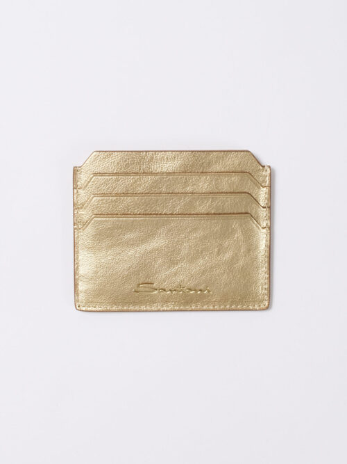 11861_A.jpg Santoni Tumbled Leather Credit Card Case