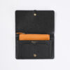 Santoni Tumbled Leather Document Holder, view 4