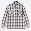 3Sixteen Crosscut Flannel - Cream/Black