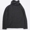 11644_A.jpg Paychi Gu Scrunch Neck Pullover - Charcoal