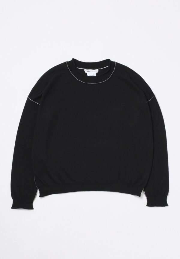 Paychi Guh LS Relaxed Crew - Black
