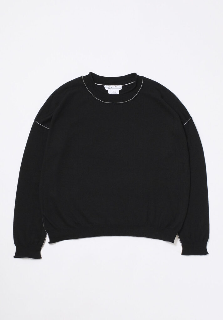 Paychi Guh LS Relaxed Crew - Black