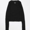 Rick Owens SS26 Cropped Rib Long Sleeve