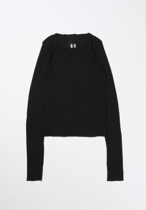Rick Owens SS26 Cropped Rib Long Sleeve