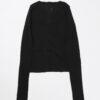 Rick Owens SS26 Cropped Rib Long Sleeve