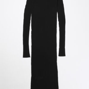 Rick Owens SS26 Ribbed Long Sleeve Dress