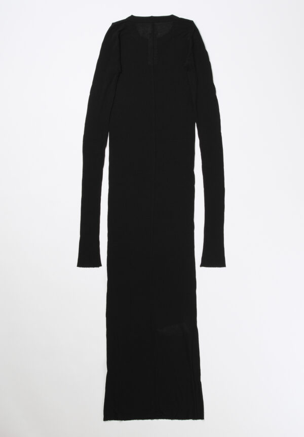 Rick Owens SS26 Ribbed Long Sleeve Dress