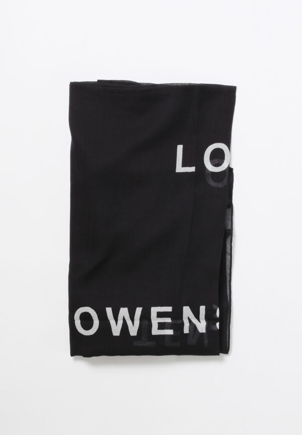 Rick Owens SS26 Printed Astro Scarf