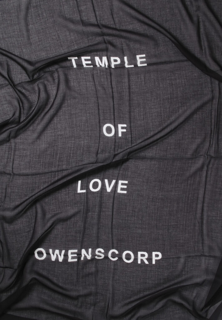 Rick Owens SS26 Printed Astro Scarf