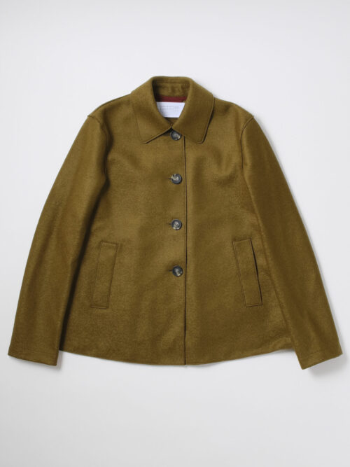 Harris Wharf Short Loden Light Pressed Wool