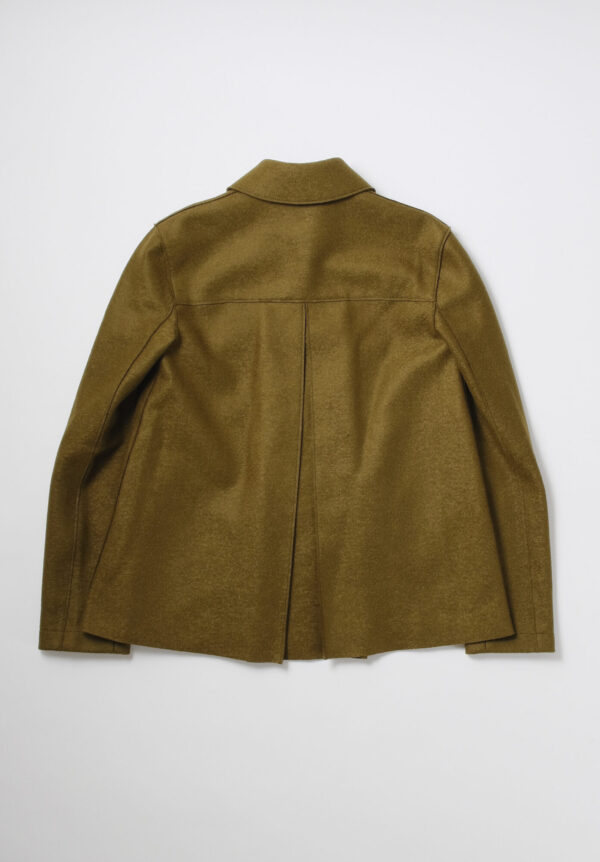 Harris Wharf Short Loden Light Pressed Wool