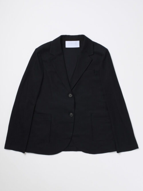 Harris Wharf Stand Up Collar Blazer Honeycomb
