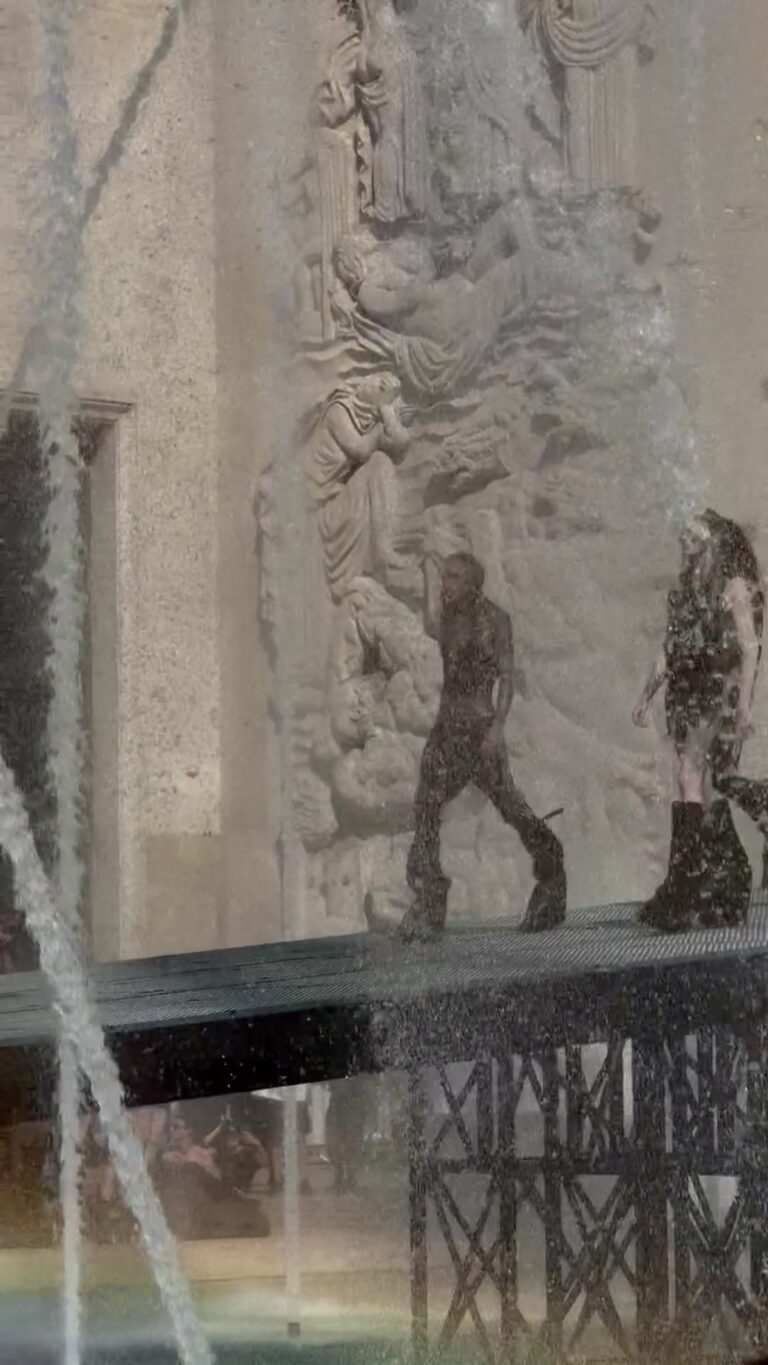 Rick Owens SS27 Stone menswear show at the Palais de Tokyo, Paris, June 2026