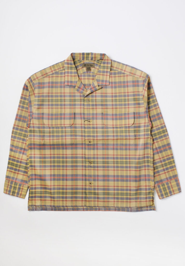 Nigel Cabourn Open Collar Shirt - Remiepoly Check