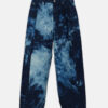 Tibi Tie Dye Denim Tuck Jean