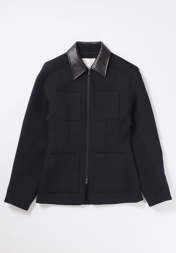 Tibi Bonded Twill Sculpted Workmens Jacket